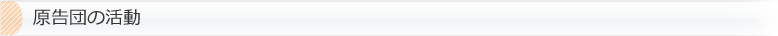 原告団の活動